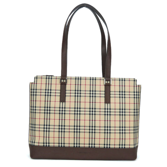 Burberry   Canvas Leather Tote Bag ()