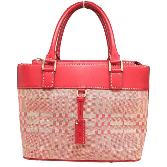 Burberry  Leather Canvas Handbag ()