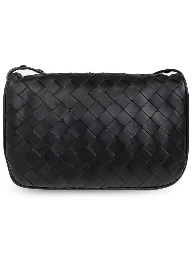 Bottega Veneta Bottega Veneta Leather Shoulder Bag, Women's, Black