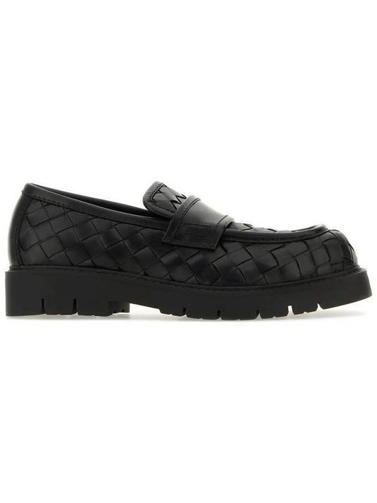 Bottega Veneta Haddock Loafers Black