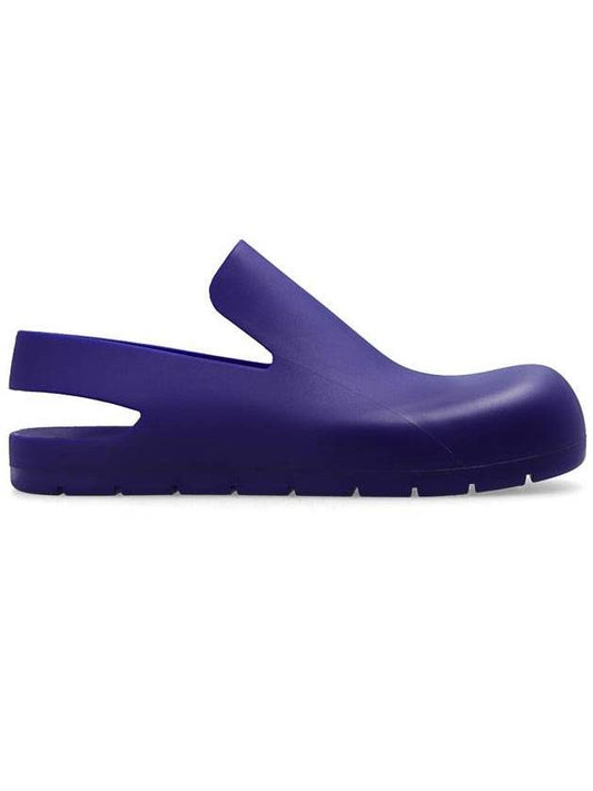 Bottega Veneta Puddle River Rubber Clog Sandals Navy