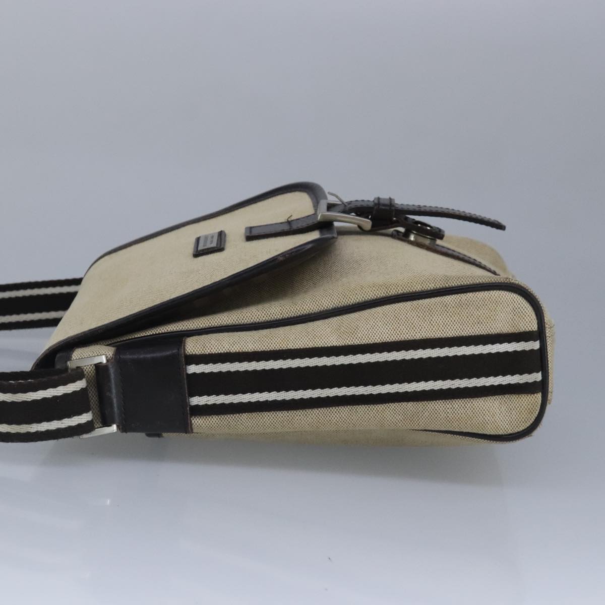 Burberry  Label  Canvas Shoulder Bag ()