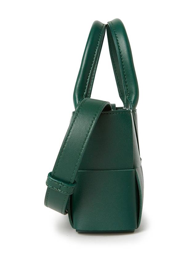 Bottega Veneta East West Arco Mini Tote Bag Emerald Green