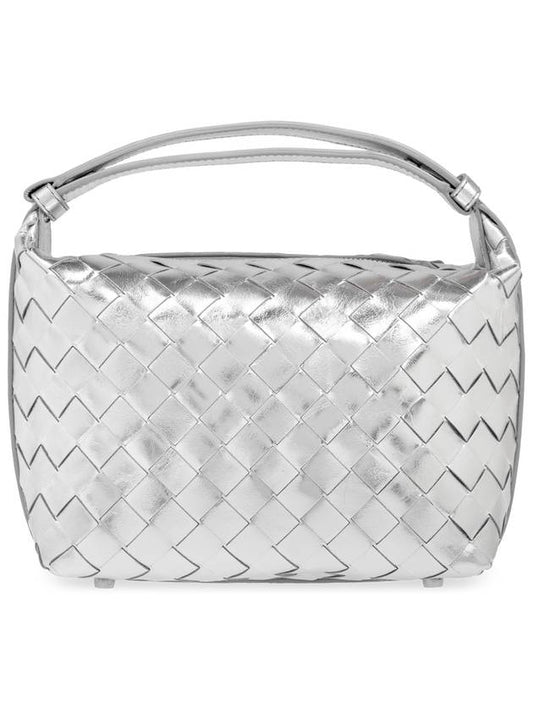 Bottega Veneta Bottega Veneta Handbag Mini Wallace, Women's, Silver