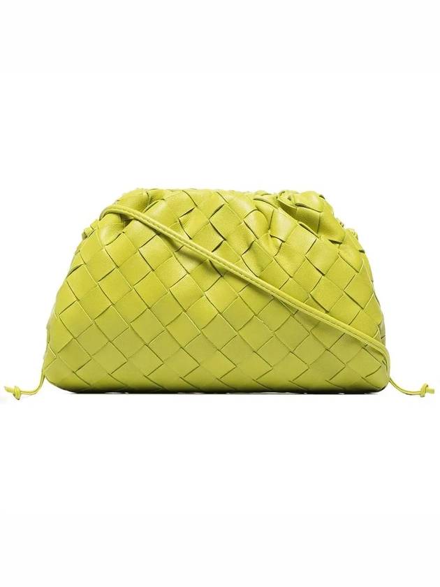 Bottega Veneta Intrecciato Mini Pouch Bag Kiwi