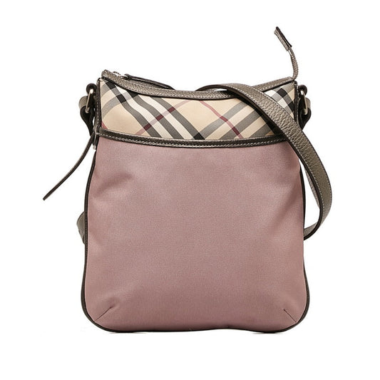 Burberry  Canvas Leather Shoulder Bag ()