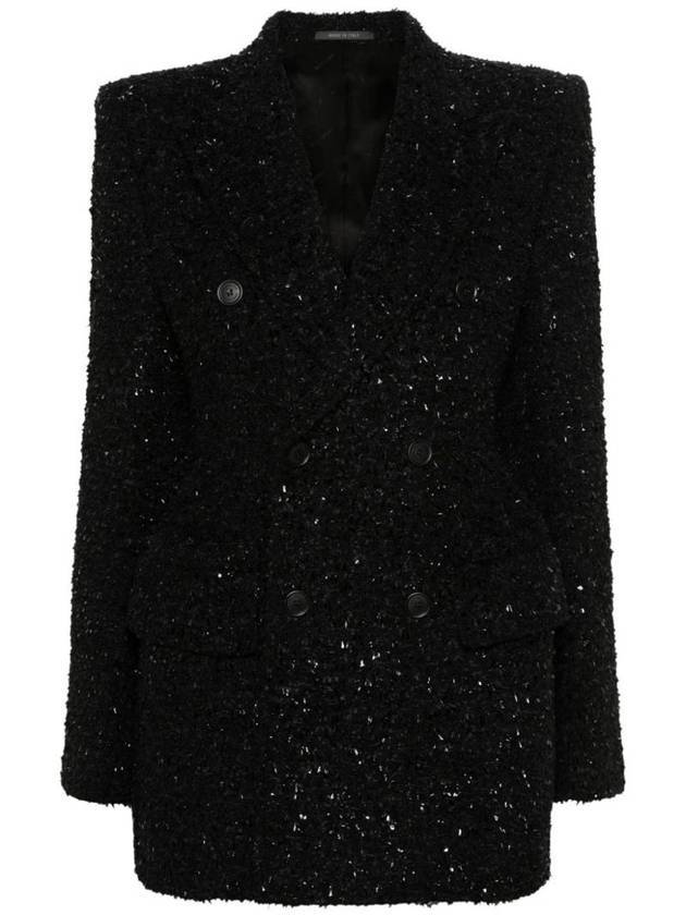 Balenciaga 24 ss HOURGLASS Jacket 768891 TPQ36 1000 B0111046330
