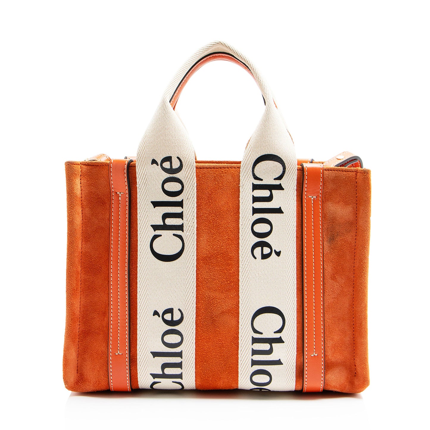 Chloe Suede Woody Small Tote