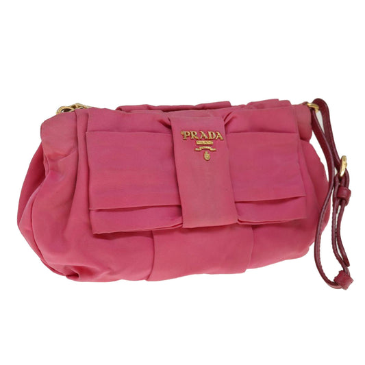 PRADA Pouch Nylon Pink  ac2662