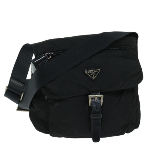 PRADA Shoulder Bag Nylon Black  ac2806