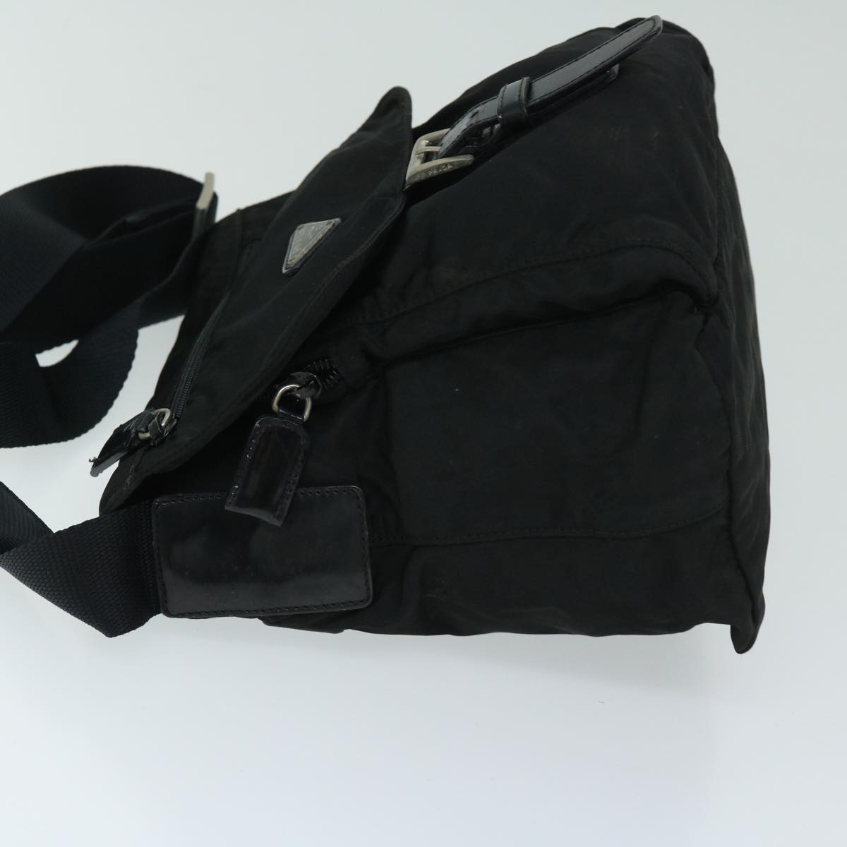PRADA Shoulder Bag Nylon Black  ac2806