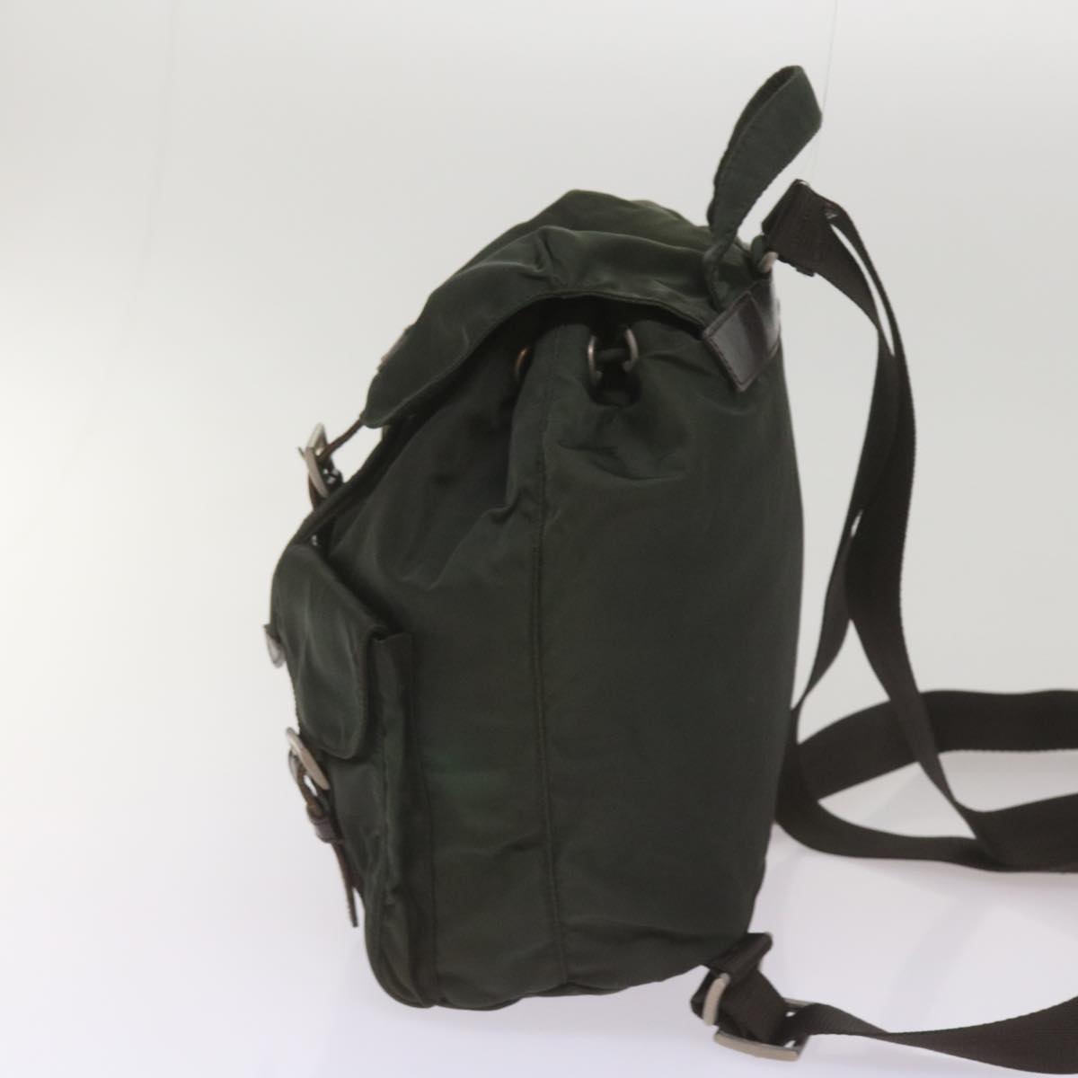 PRADA Backpack Nylon Green  ac2808