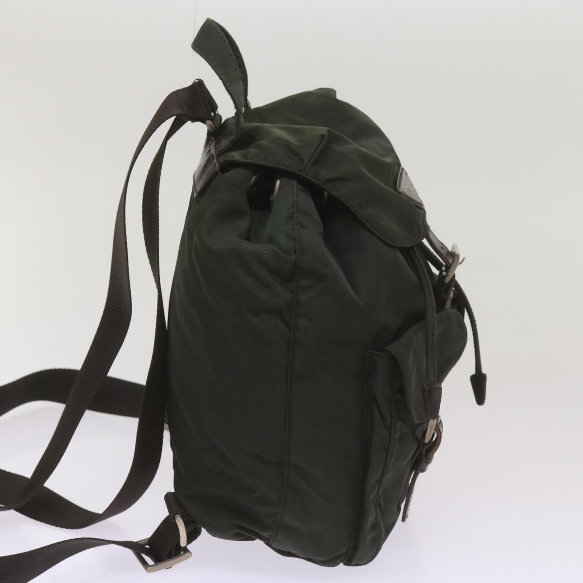 PRADA Backpack Nylon Green  ac2808