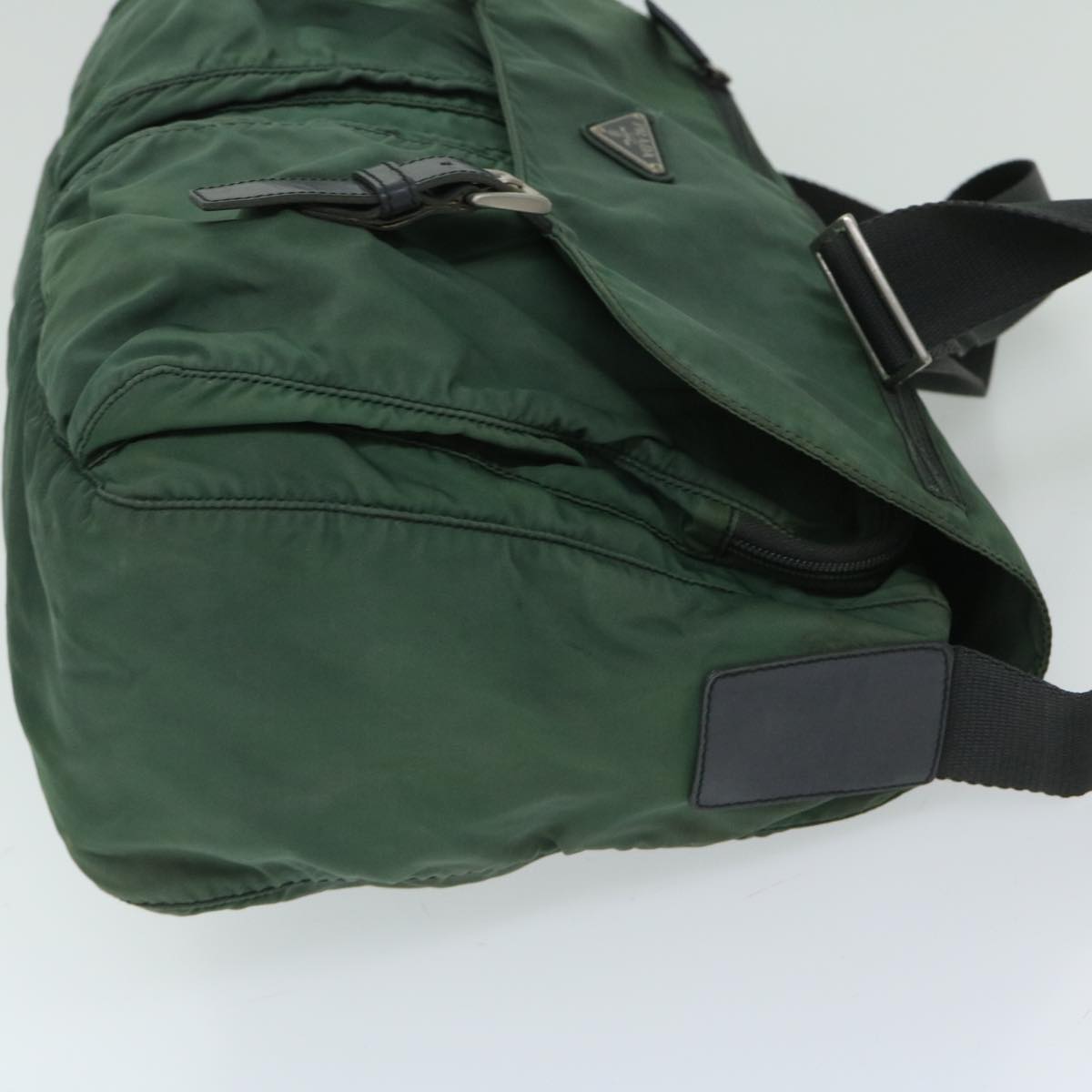 PRADA Shoulder Bag Nylon Green  ac2813