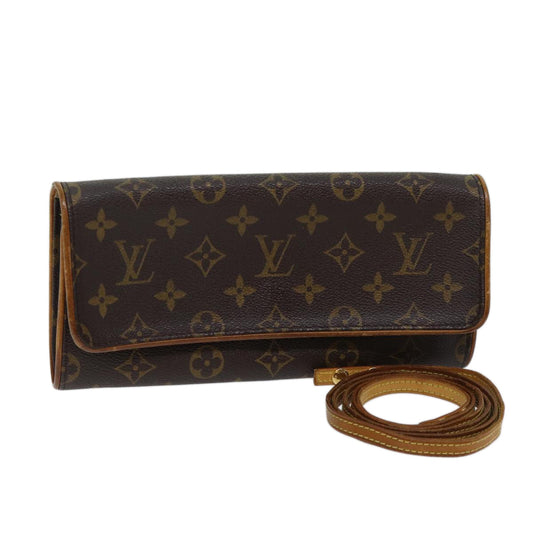 LOUIS VUITTON Monogram Pochette Twin GM Shoulder Bag M51852 LV ac2889