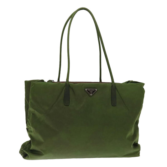 PRADA Tote Bag Nylon Khaki  ac2933