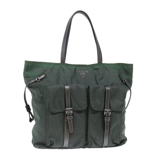 PRADA Tote Bag Nylon Khaki  ac2934