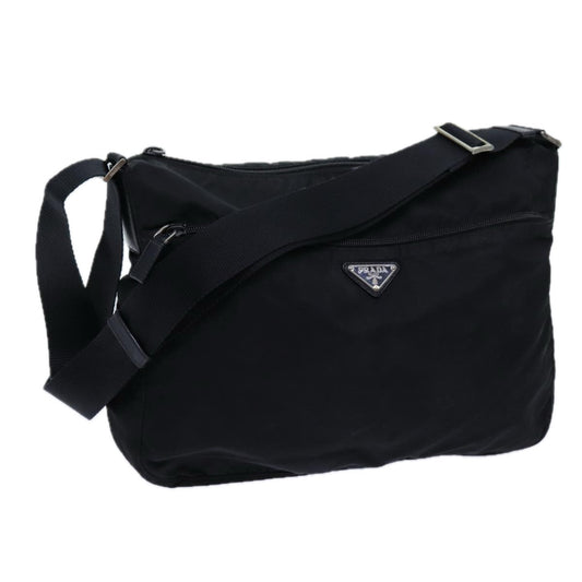 PRADA Shoulder Bag Nylon Black  ac2936