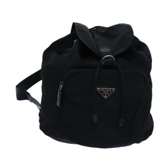 PRADA Backpack Nylon Black  ac2937