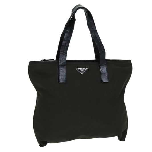 PRADA Tote Bag Nylon Khaki  ac2957