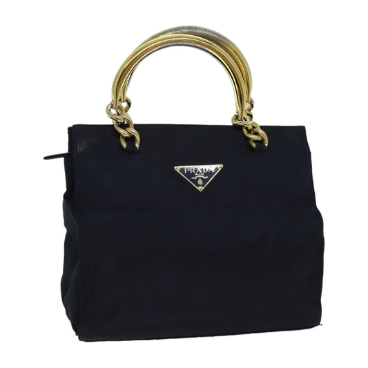 PRADA Hand Bag Nylon Navy  ac2958