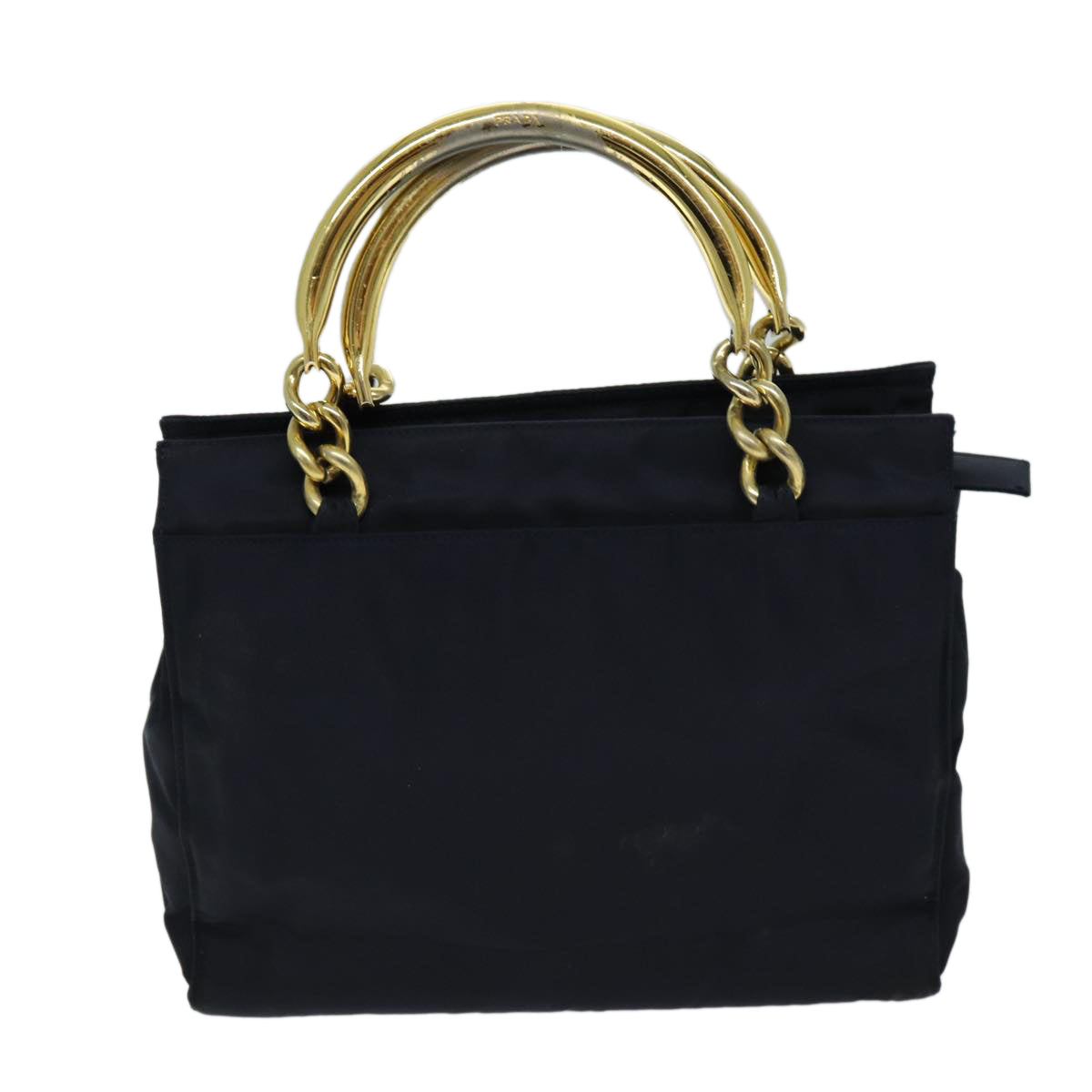 PRADA Hand Bag Nylon Navy  ac2958