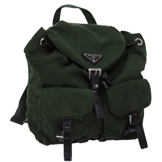 PRADA Backpack Nylon Khaki  ac2970