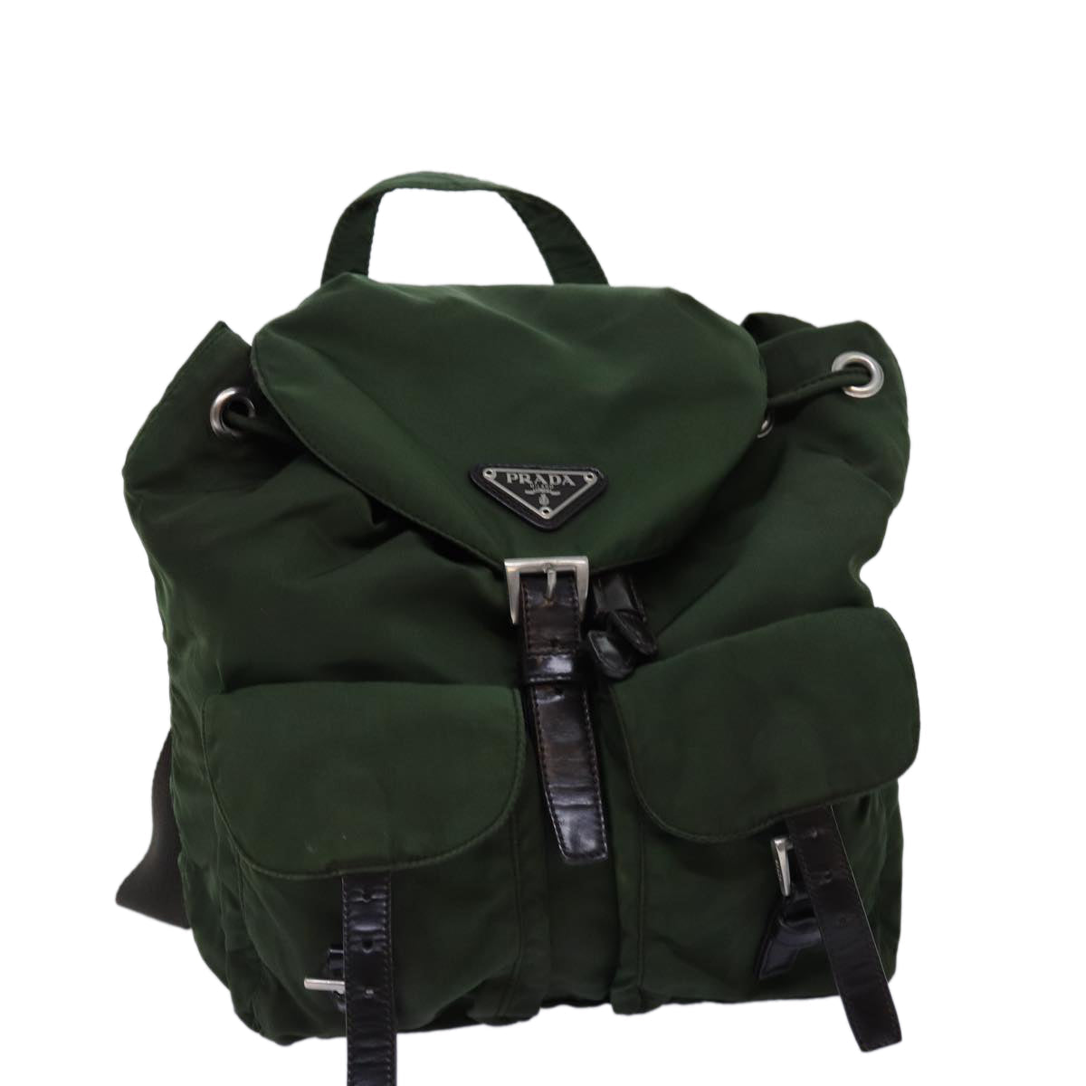 PRADA Backpack Nylon Khaki  ac2970