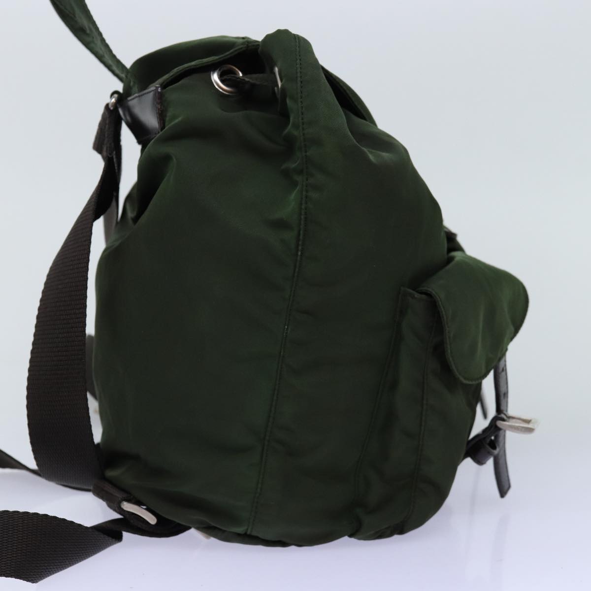 PRADA Backpack Nylon Khaki  ac2970
