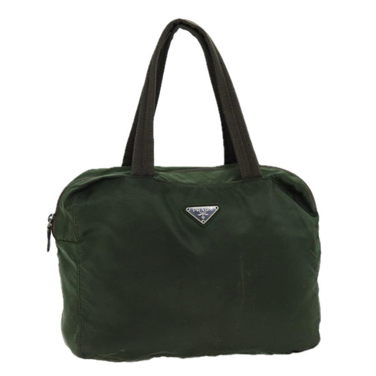PRADA Hand Bag Nylon Khaki  ac2986