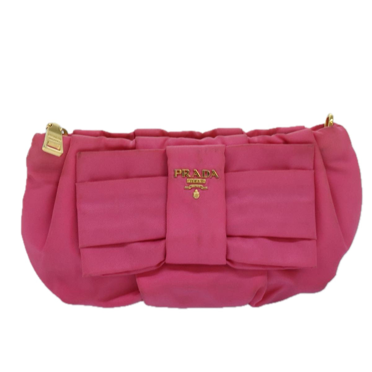PRADA Pouch Nylon Pink  ac3014