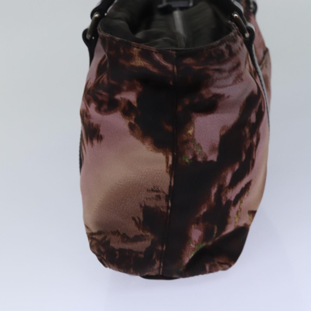 PRADA Hand Bag Nylon 2way Brown  ac3050