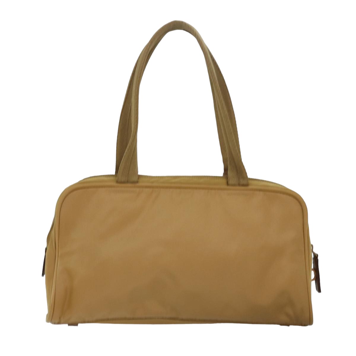 PRADA Hand Bag Nylon Beige  ac3053