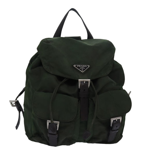 PRADA Backpack Nylon Khaki  ac3054
