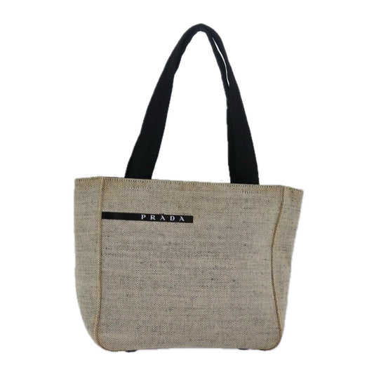 PRADA Sports Hand Bag Canvas Gray  ac3078