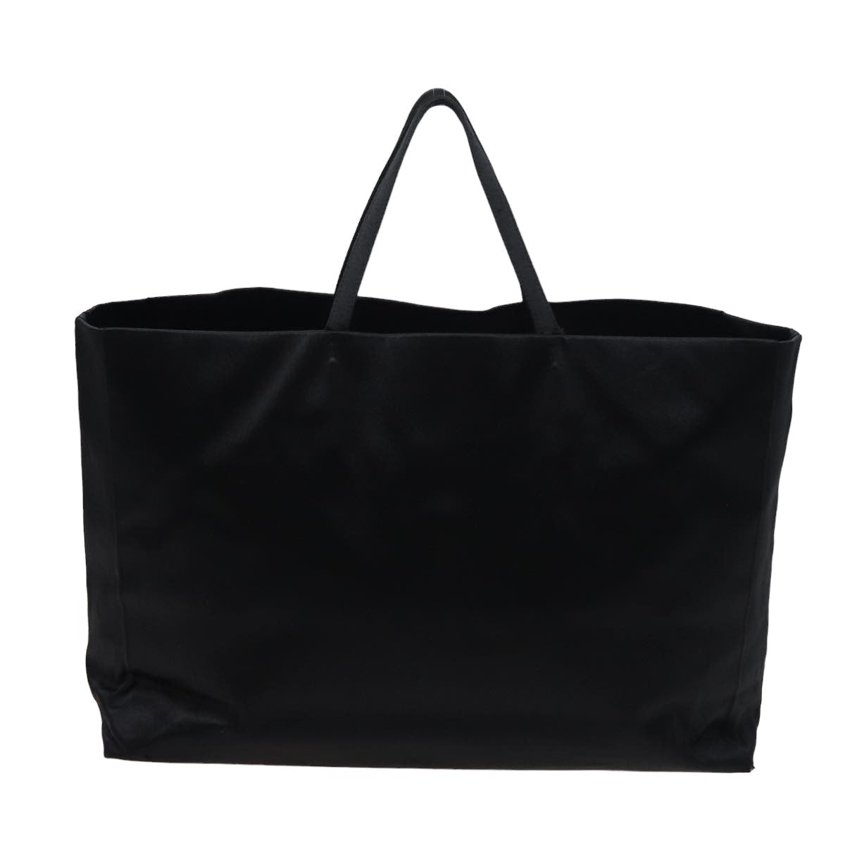 PRADA Tote Bag Satin Black  ac3086
