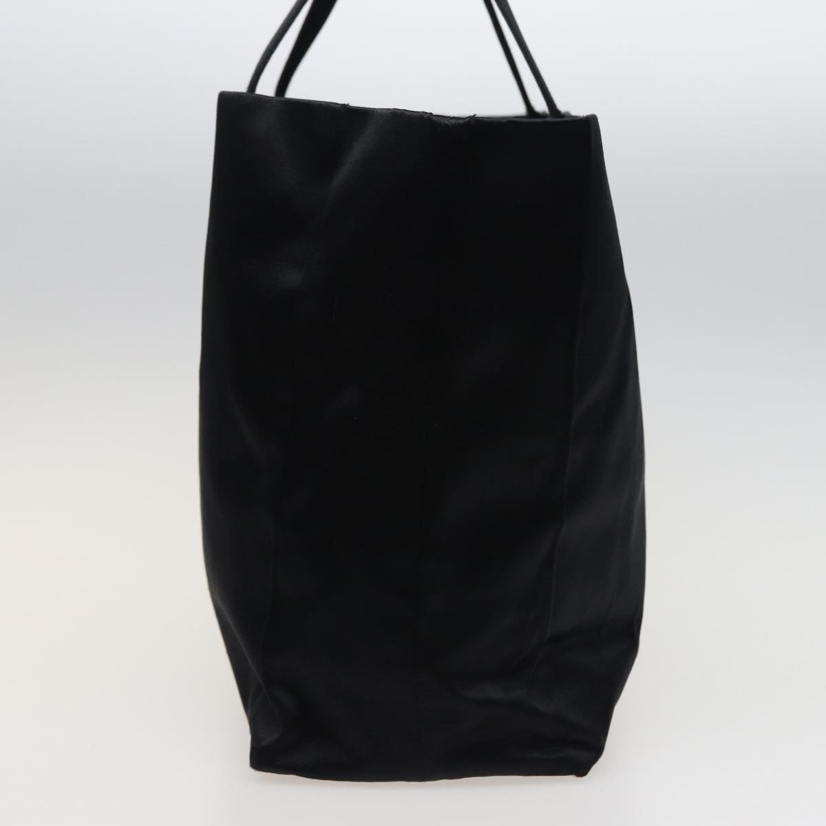 PRADA Tote Bag Satin Black  ac3086