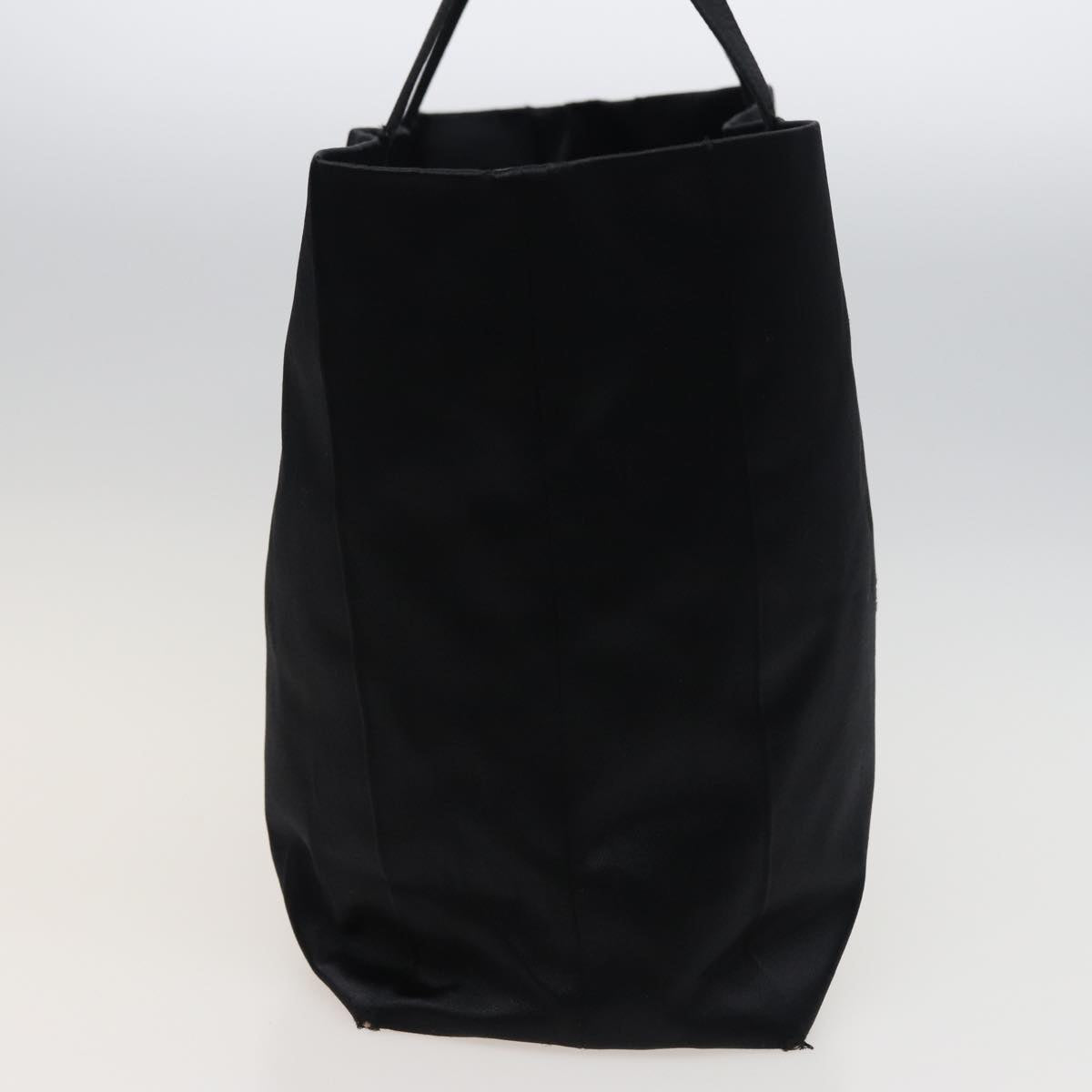 PRADA Tote Bag Satin Black  ac3086