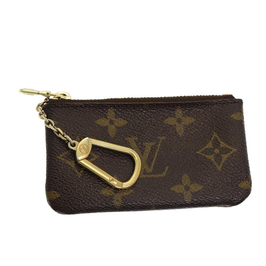 LOUIS VUITTON Monogram Pochette Cles Coin Purse M62650 LV ac3119