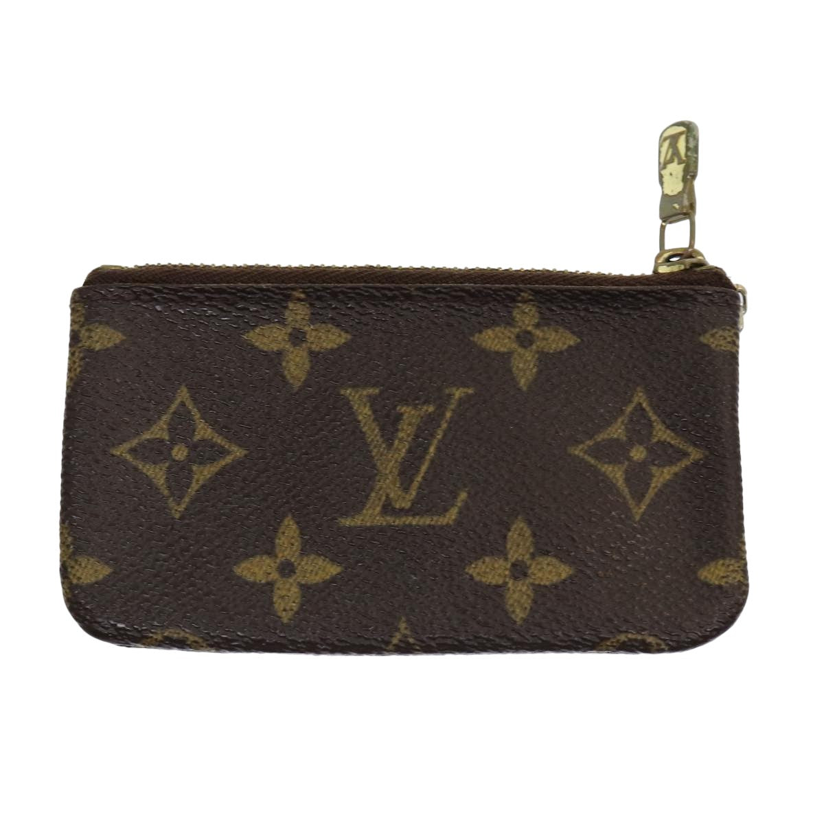 LOUIS VUITTON Monogram Pochette Cles Coin Purse M62650 LV ac3120
