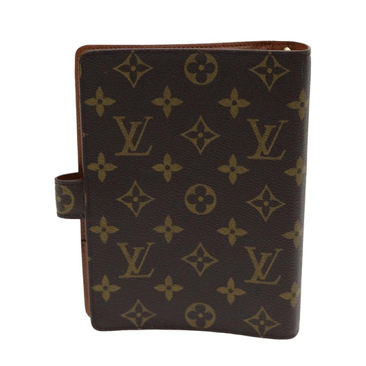 LOUIS VUITTON Monogram Agenda MM Day Planner Cover R20105 LV ac3152