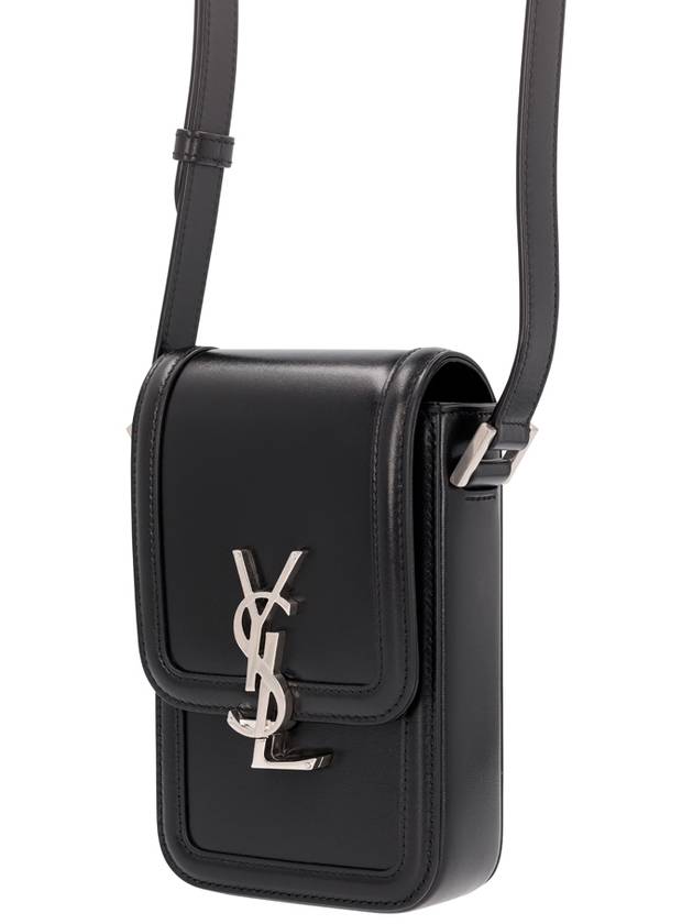 Saint Laurent Smooth Leather Solferino Mini Bag Black