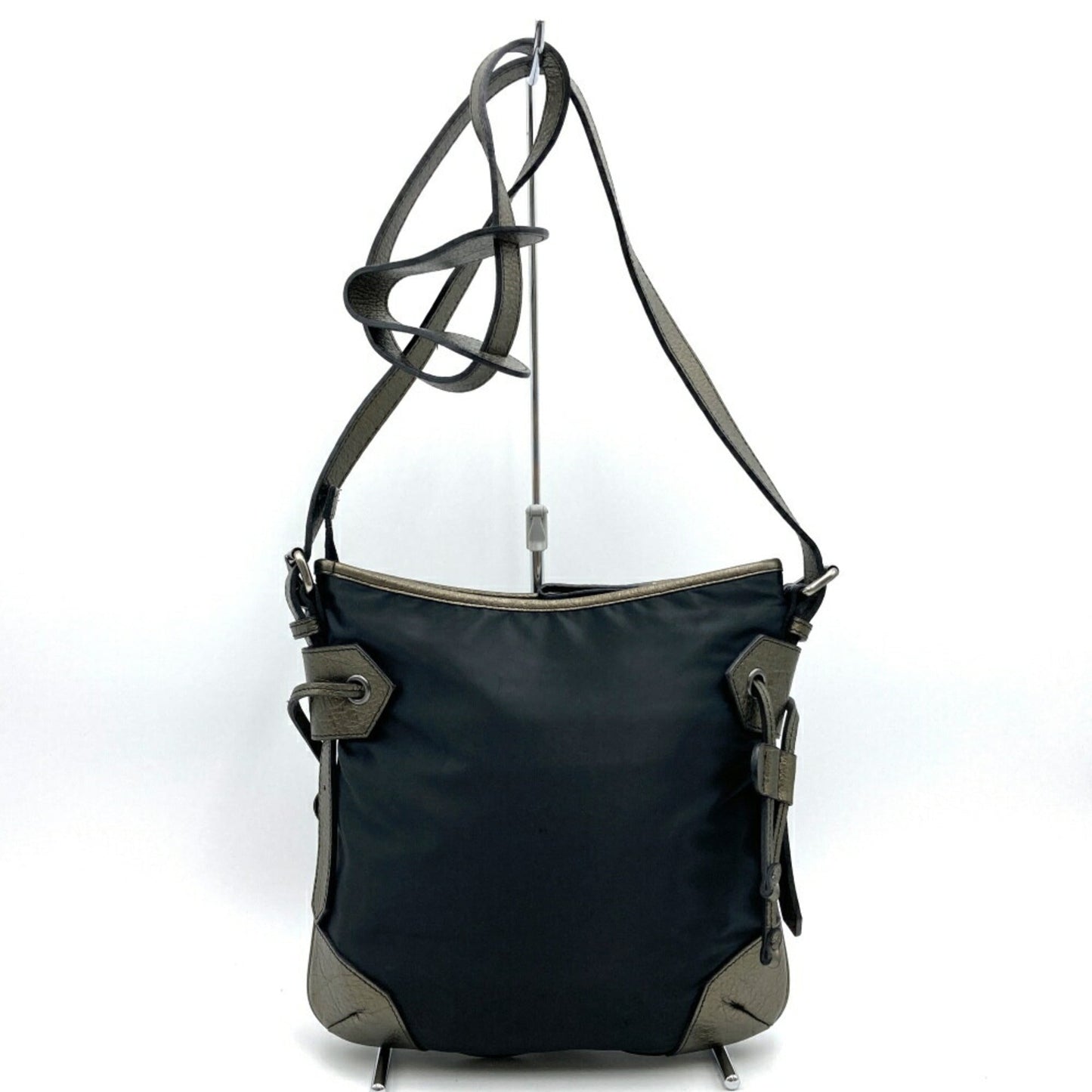 Burberry  Nylon Leather Shoulder Bag ()