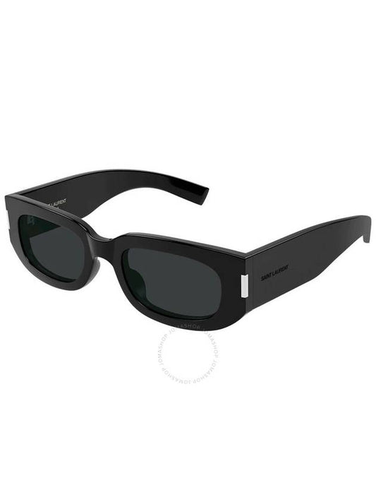 Saint Laurent Saint Laurent Dark Grey Oval Unisex Sunglasses SL 697 001 51