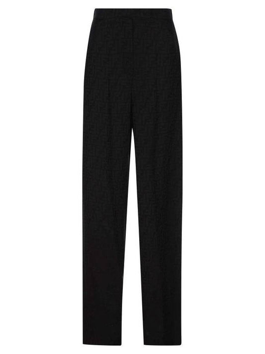 Fendi Straight Pants Black