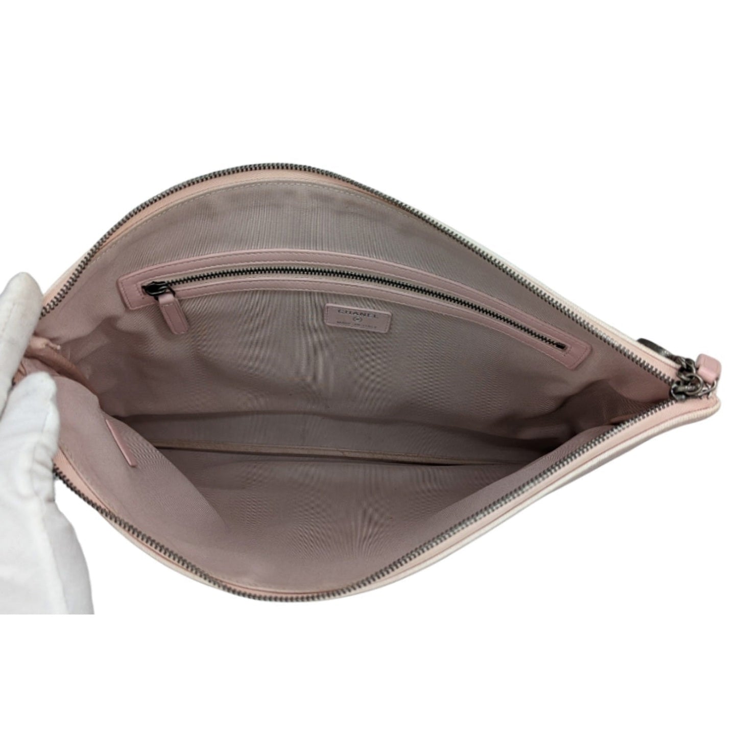Chanel bag La Pausa Bay Pouch O-Case Light Pink