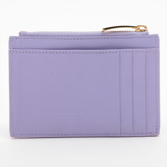 Bottega Veneta  Maxine Introduction Leather Coin Case Pearl