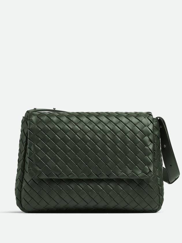 Bottega Veneta Cobble Intrecciato Large Napa Leather Messenger Bag Camping