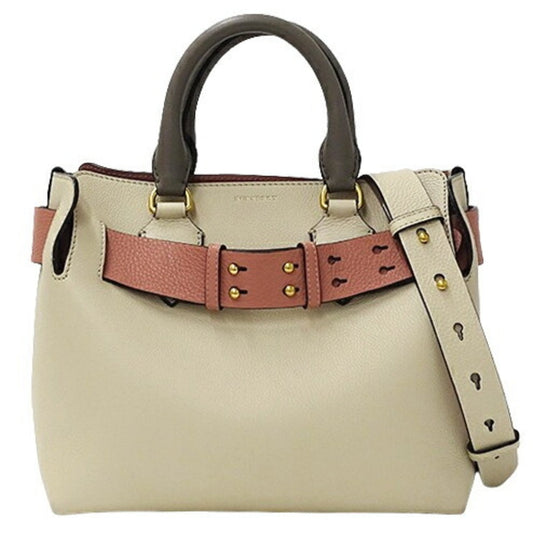 Burberry  pink Leather Handbag Shoulder Bag ()