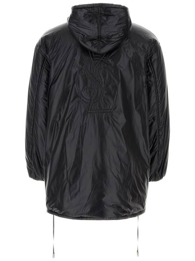 Saint Laurent Cassandre Anorak Black